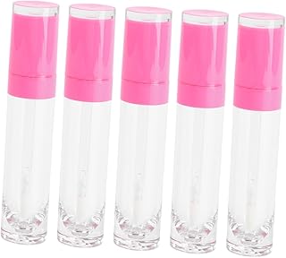 5 botellas recargables de tubo de brillo de l...