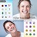 CiikDux DIY Tooth Jewelry Kit - 770 Crystals, 12 Shapes Bedazzle Gems, Teeth Jewelry Starter Set