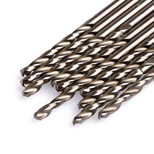 Juego de 10 brocas de taladro en acero M35 con vástago triangular miniatura 5