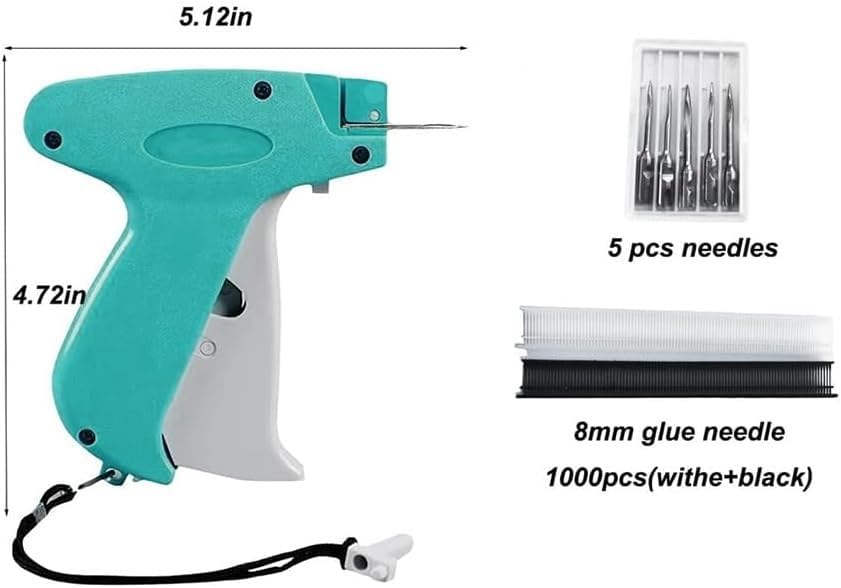 Easy Quick-Fix Sewing Tool, Mini Quilt Tacking Device, Compact Stitching Gun for Clothes, Tiny Sewing Gun for Apparel, Portable Clothing Tagging Stitcher, Mini Hemming Sewing Gun for Garments…