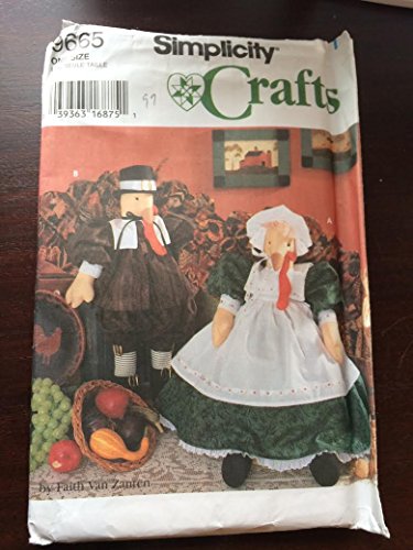 Patron Simplicity 9665 dinde en peluche 22 pouces et patrons vêtements doudou