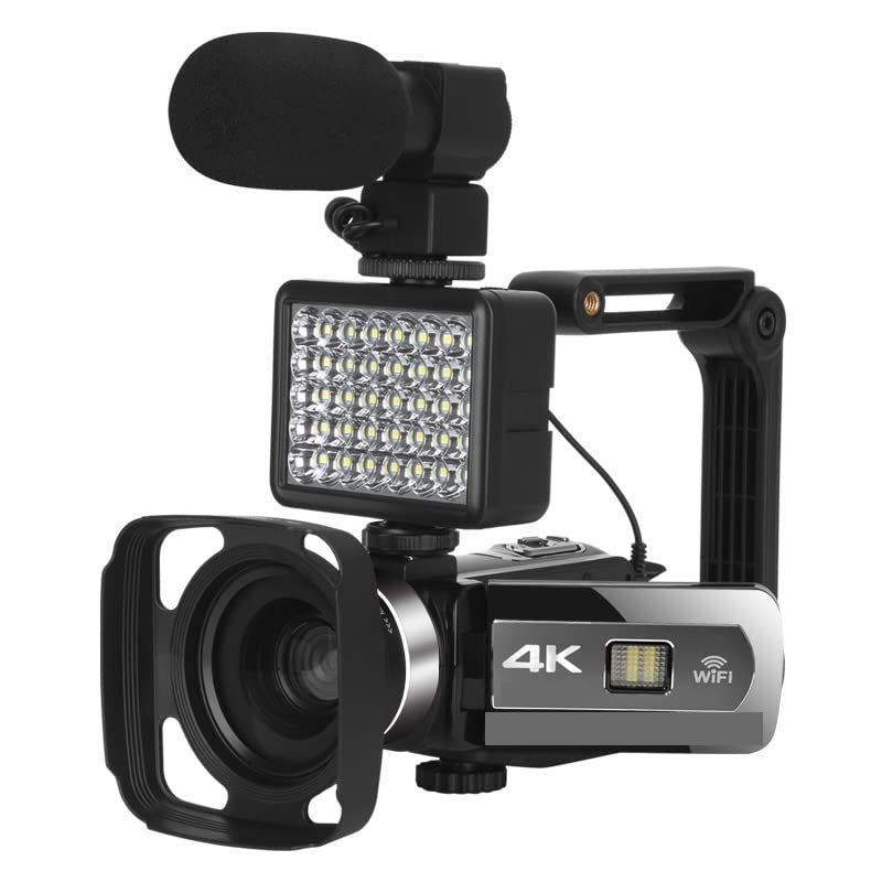 Caméscope numérique 4K idéal pour le vlog de voyage et le streaming