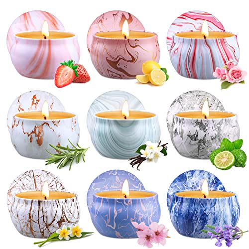 9 Scented Candles Gift Set