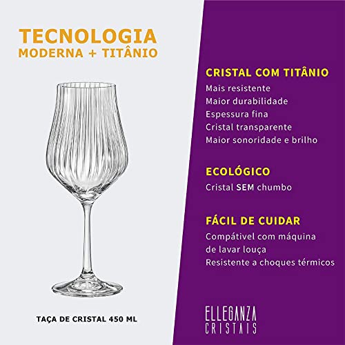 Bohemia Tulipa Optic Copas de Cristal 450 ml Set 6 miniatura 5