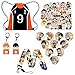 Produktbild IUTOYYE Haikyuu Anime Tasche 100 Aufkleber Sticker 1 Handy Lanyard 10 Abzeichen 1 Tasche 2 Schlüsselanhänger Karasuno Nekoma Manga Cosplay High School (Set)