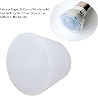 Vista 7 de Cubierta de extremo de raqueta de tenis, tapa de extremo de mango de raqueta de tenis, cubiertas traseras de silicona, accesorios deportivos