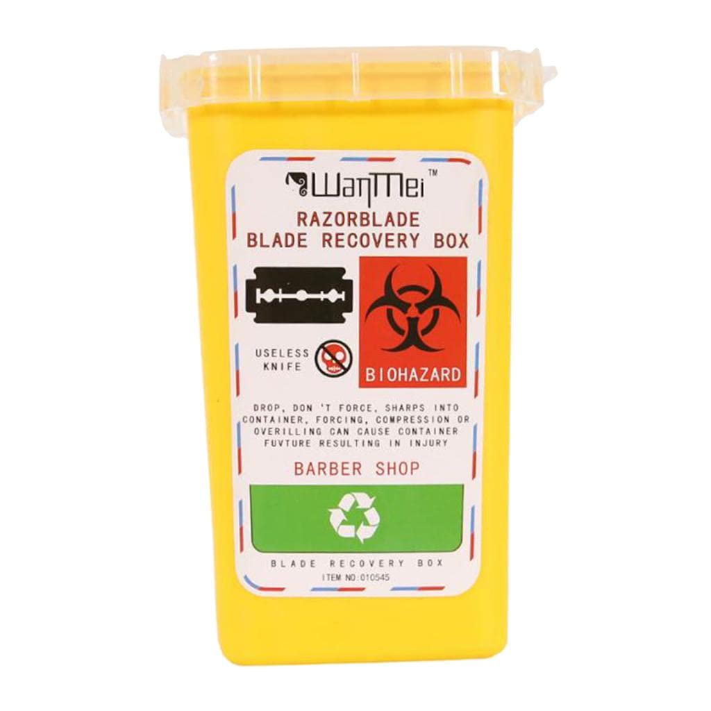 SNAPPSY Plastic Small Sharps Biohazard Needles Blades Disposal Container Bin Yellow|Sharps Disposal Container for Needles & Blades-image-41