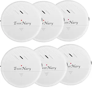 Window Vibration Alarm 6-Pack, 125dB Loud Anti-Theft Sensor for Doors and Windows