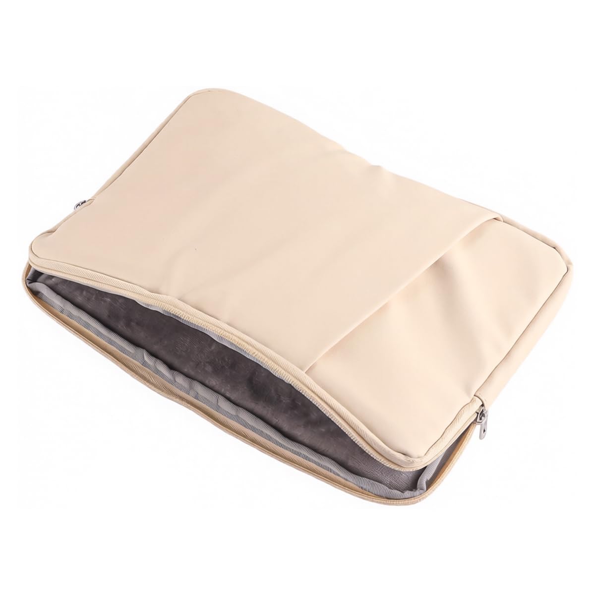 Grobo Custodia per computer portatile, in pelle PU, impermeabile, con custodia per accessori per notebook da 13 a 14 pollici