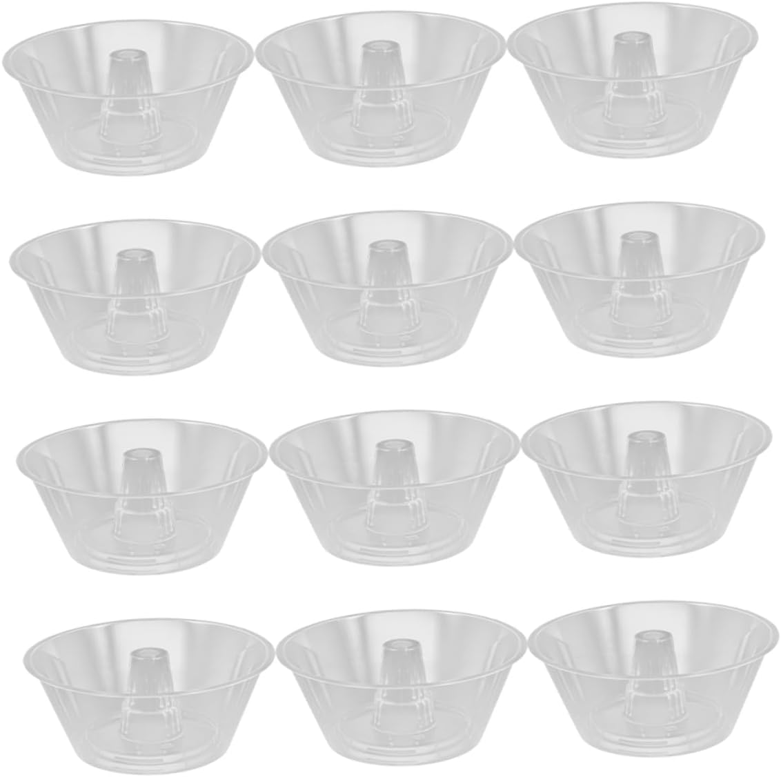 Dessert Bowls Cup Holder 25pcs Plastic Serving Bowls for Snacks for Parties Home Use