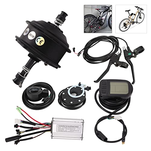 SPYMINNPOO Kit de conversão de bicicleta elétrica, 36V 350W E-Bike Kit de conversão de bateria de bi