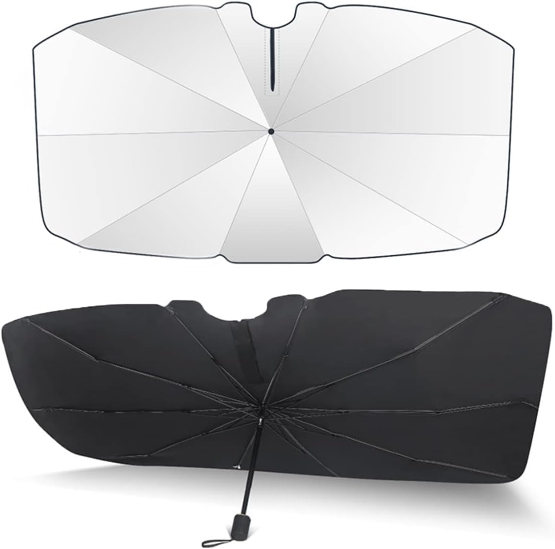 Dhondt Car Windshield Sun Shade Umbrella For Skoda Superb 2013-2015,360° Rotation Foldable Front Windscreen Sun Shade Protector