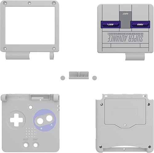 Miniatura 8 de IPS Ready - Carcasa de repuesto para Gameboy Advance SP GBA SP, compatible con IPS y LCD estándar, no incluye consola ni pantalla