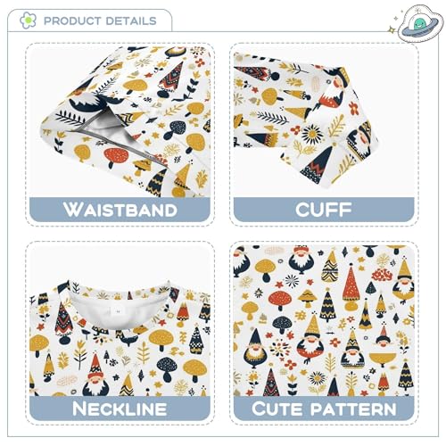 JUNZAN Christmas Gnomes Trees Kids Boys Sweatshirts Hoodies Long Sleeve Kids Hoodies Boys Sports 4T3