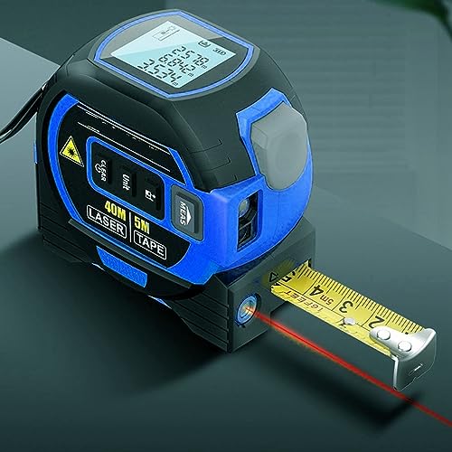 40M Measurin Sight 3-in-1 Infrared Laser Tape Measuring, Portable 3-in-1 Infrared Laser Tape Measuring, Handheld Electronic Digital Tape Measure with Led Display