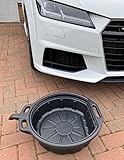 Unibos | Vehicles Oil Drain Pan | Gearbox Fuel Drain Pan | Large Capacity | Bucket for Car, Motorbike etc | Oil Coolant Gearbox Fuel Drain Tray | Multifunctional Essential | 16 Litres - Image 5