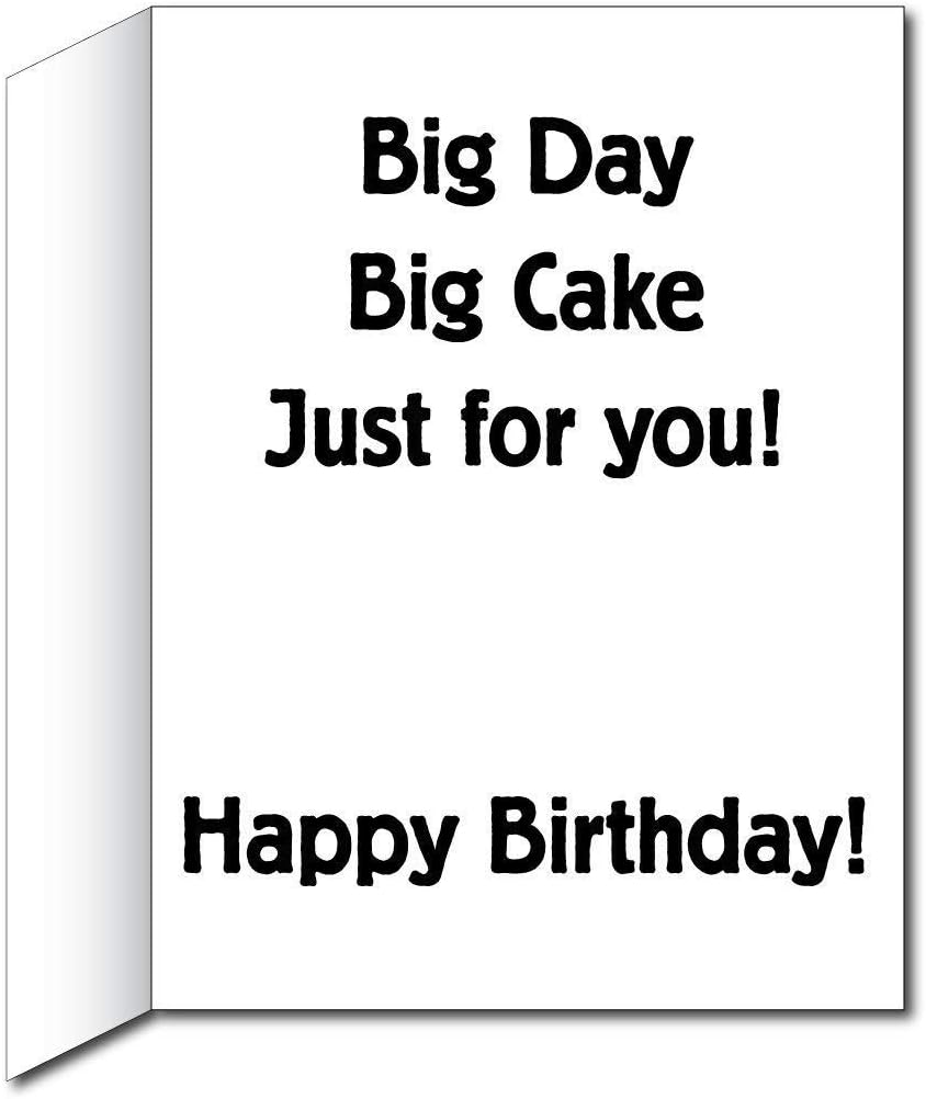 VictoryStore Jumbo Greeting Cards: Giant Birthday Card (Birthday Cake) 3 feet x 4 feet Card with Envelop