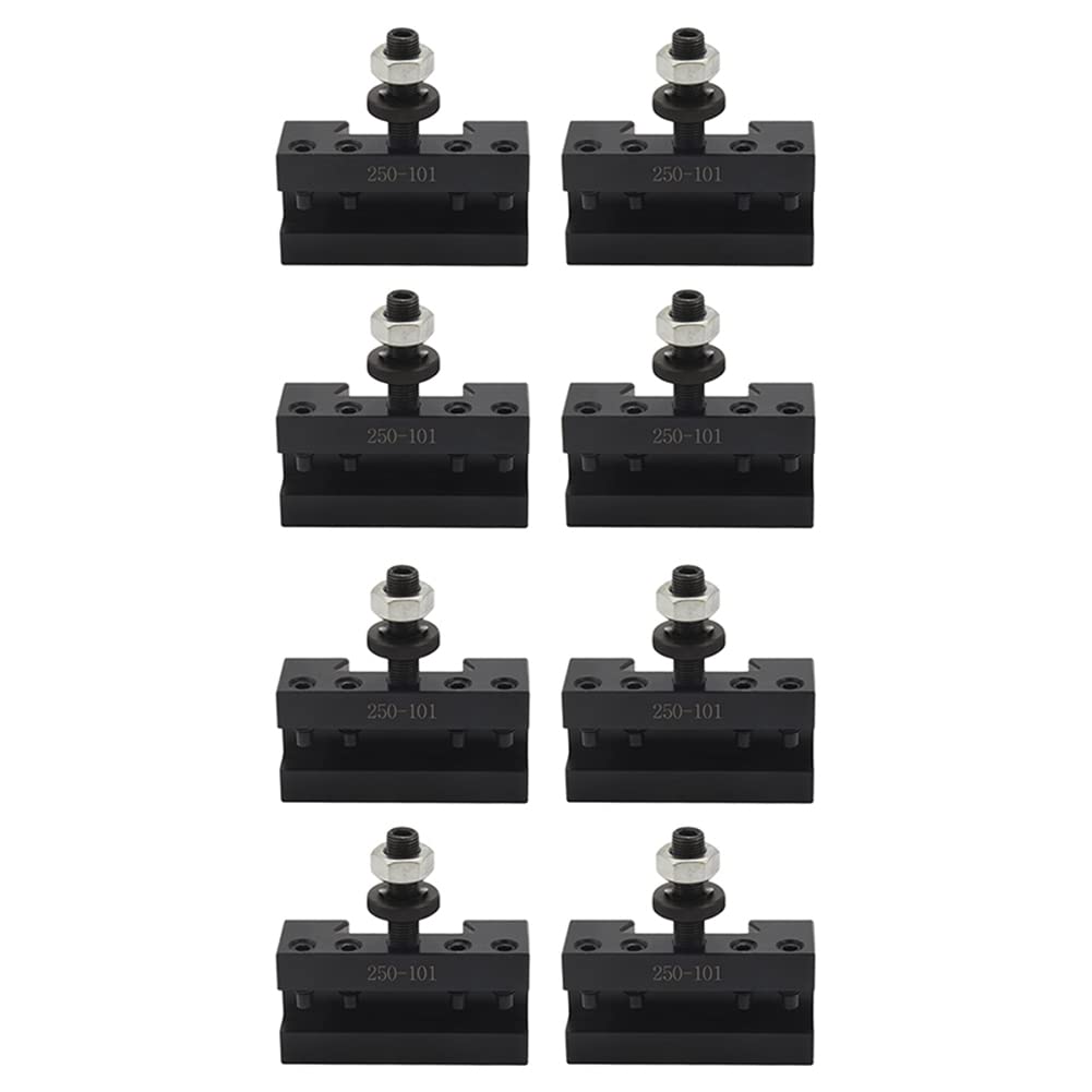 Jnchdghwa Black 8Pcs Lathe Facing Holder For Quick Change Cnc Turning Tool 250-101