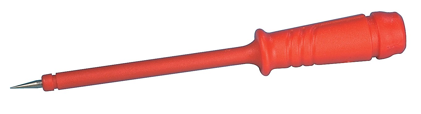 Produktbild von SKS Hirschmann PRUEF 2 Prüfspitze – 4mm Steckanschluss, CAT I, Rot, 3 Stück