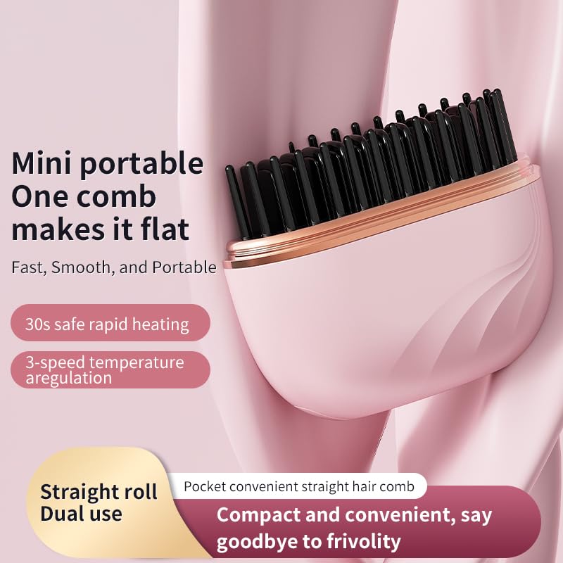 Mini plancha para cabello portátil y ligera miniatura 3