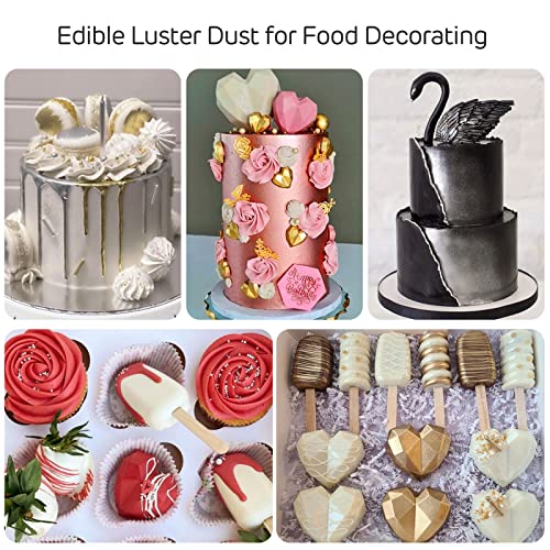 Gold Edible Luster Dust And Red Edible Luster Dust 10Grams #TOP7