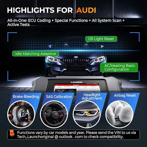 Herramienta de escaneo Launch Creader Elite 2.0 BBA OBD2 con lector de códigos y diagnosis completa 5