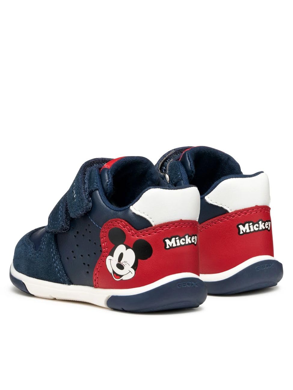 Geox ZAPITO Boy First Walker Shoe, Azul Marino/Rojo, Talla 19 EU, Azul Marino, 19 EU