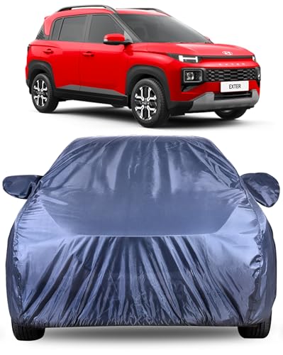 Image of Autofact Premium Car Cover for Hyundai Exter | All Weather Water-Resistant Full Body Car Cover | Light-Weight Triple-Stitched Outdoor Shield with UV Protection, Dustproof & Heat-Resistant