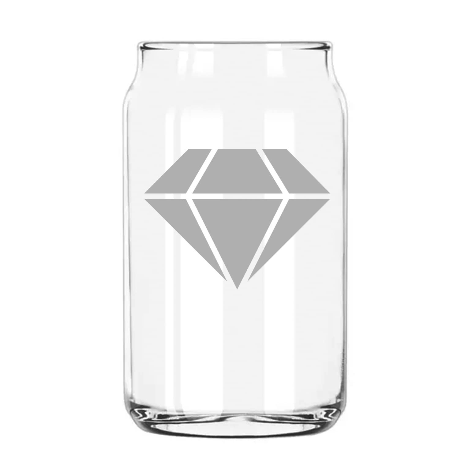 Milk Mug DesignsShine On Bling Diamond Etched Can Glass 16oz.
