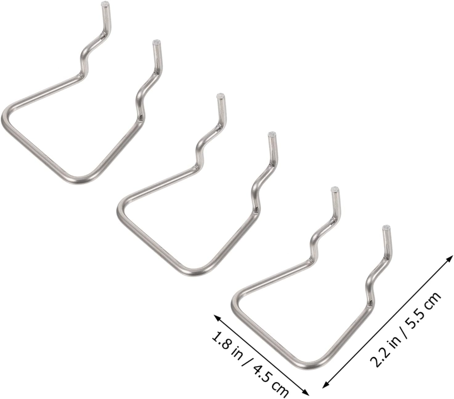 Stecktafel-Haken, 12 Stück Lochtafel-Haken, Kleiderbügelhaken, Stecktafel-Hängeklammerhaken, Metall-S-Haken, Stecktafel-J-Haken, Einzelhaken, Strumpfhaken for Regal, Zange, Präsentationsständer, Haken
