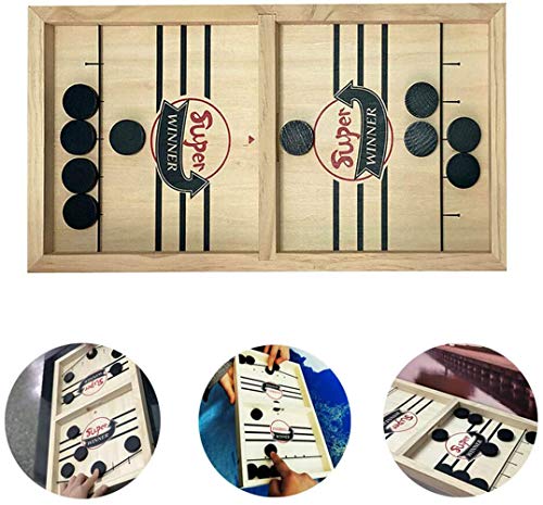 Preisvergleich Produktbild Tragbares schnelles Slingpuck-Spiel Slingpuck-Brettspiel Eltern-Kind Interaktive pädagogische Brettspiele Paced Winner Board Family Games für Erwachsene Kind