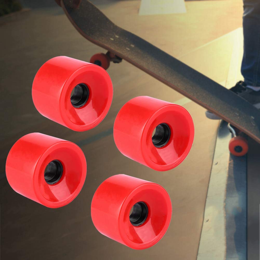 Accessoires de roues de skate Kikumi rouge : pack complet de haute précision pour skateurs