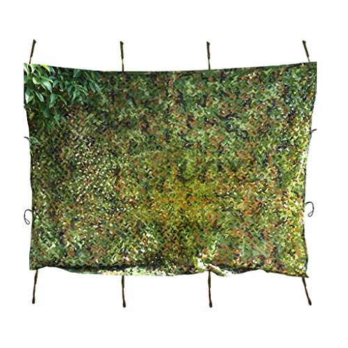 ZHJBD Camouflage Woodland Military Mesh Camo Netting for Camping Hunting Shooting Sunscreen Nets Army Mesh Net Hunting Blind Lightweight (Size : 2x10m)