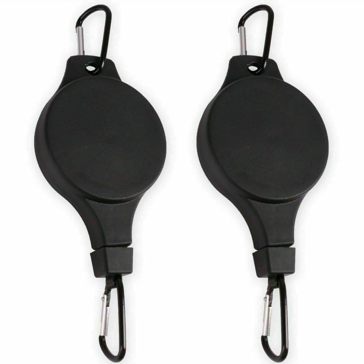 Buystarget 2 x RETRACTABLE HANGING BASKET PULLEY WALL BRACKET HANGING GARDEN PLANT HOOK