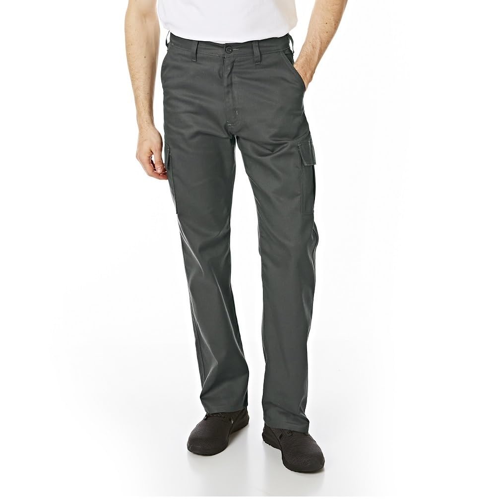 Pantalon Cargo De Travail Lee Cooper - Multi-poches, Tissu Anti-rides, Passepoils Réfléchissants - Taille 40, Jambe 31