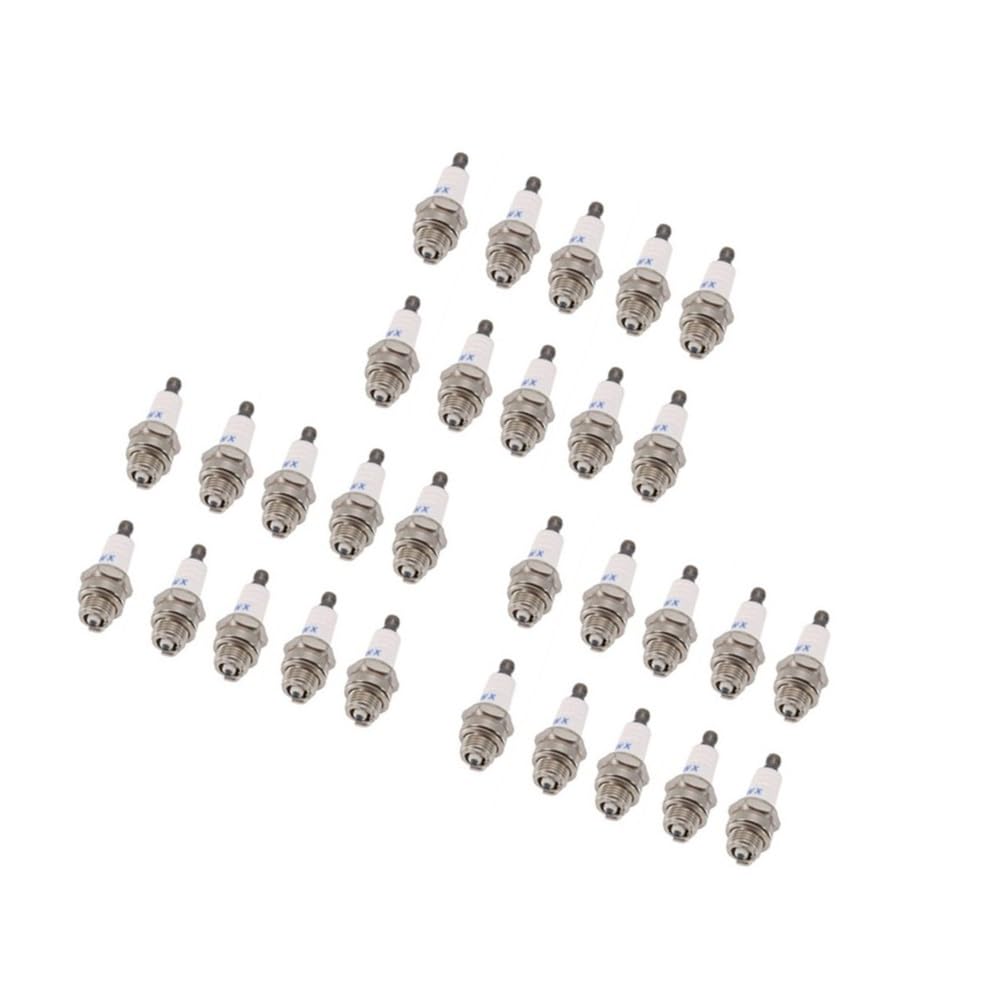 A53Q-30Pcs Mini cortacésped bujía L7tc Br2lm Apto for Motores 55Mmx22mm
