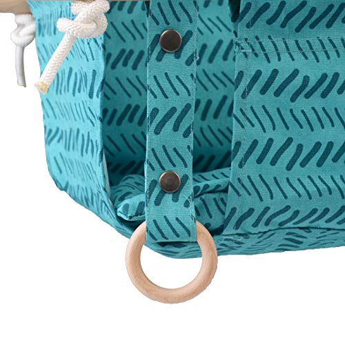 HAPPY PIE PLAY&ADVENTURE Secure Canvas Hanging Swing Seat Indoor Outdoor Hammock Toy for Toddler (Bright Green) - Thumbnail 5