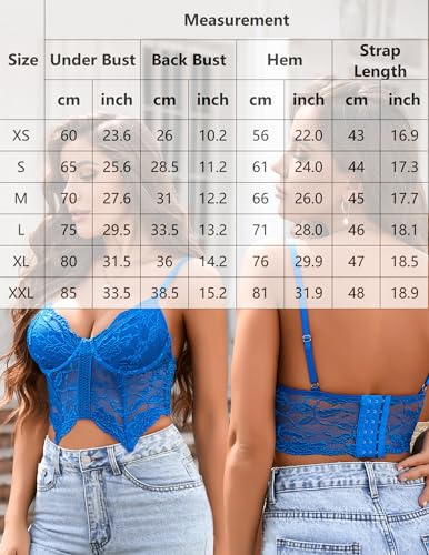 Image of Avidlove Lace Bralettes for Women Y2k Camisole Lingerie Adjustable Strap Crop Top