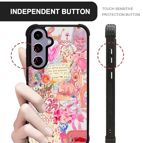Coque antidérapante Samsung S24 S25 protection angles rose - 4