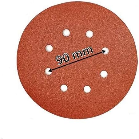 180 mm 8 Hole Sanding Discs 7" fits Workzone Aldi Sander (Model 710W / 850W) Quality (413) MIRKA Pads Pack of 10 P60