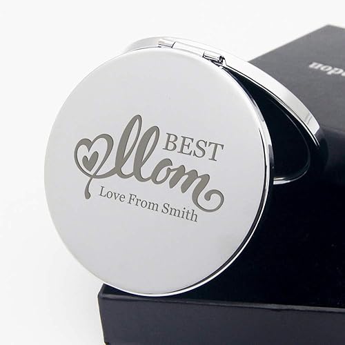 Miniatura 3 de Espejo compacto personalizado, espejo de mano, espejo de maquillaje, regalos para mamá, día de la madre, GIFS, mujeres, para viajes, tocador, espejo