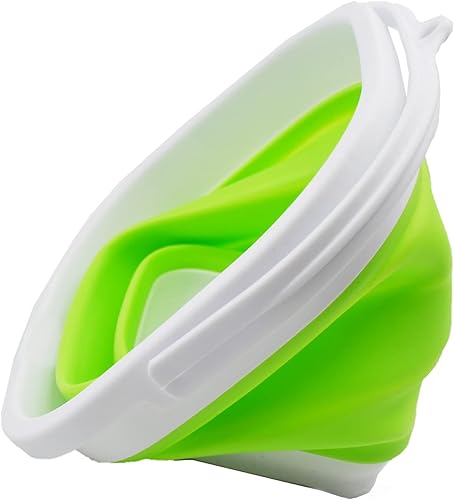 Miniatura 8 de SAMMART Cubo de plástico plegable súper mini cuadrado de 2.6 L (0.68 galones), bañera cuadrada plegable, cubo de agua portátil para pesca, maceta de