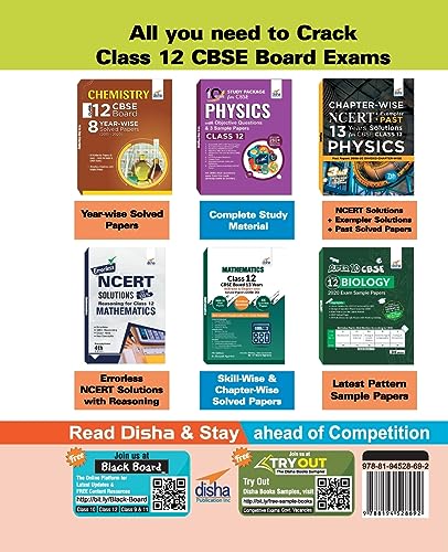 Chapter-wise NCERT + Exemplar + PAST 13 Years Solutions for CBSE Class 12 Biology 7th Edition
