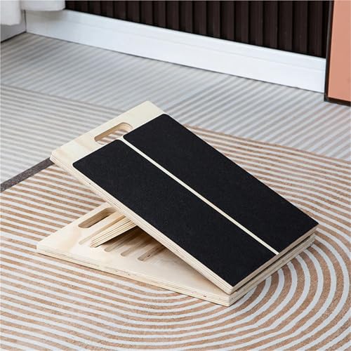 Tabla inclinada de madera para ejercicios con asa antideslizante miniatura 6