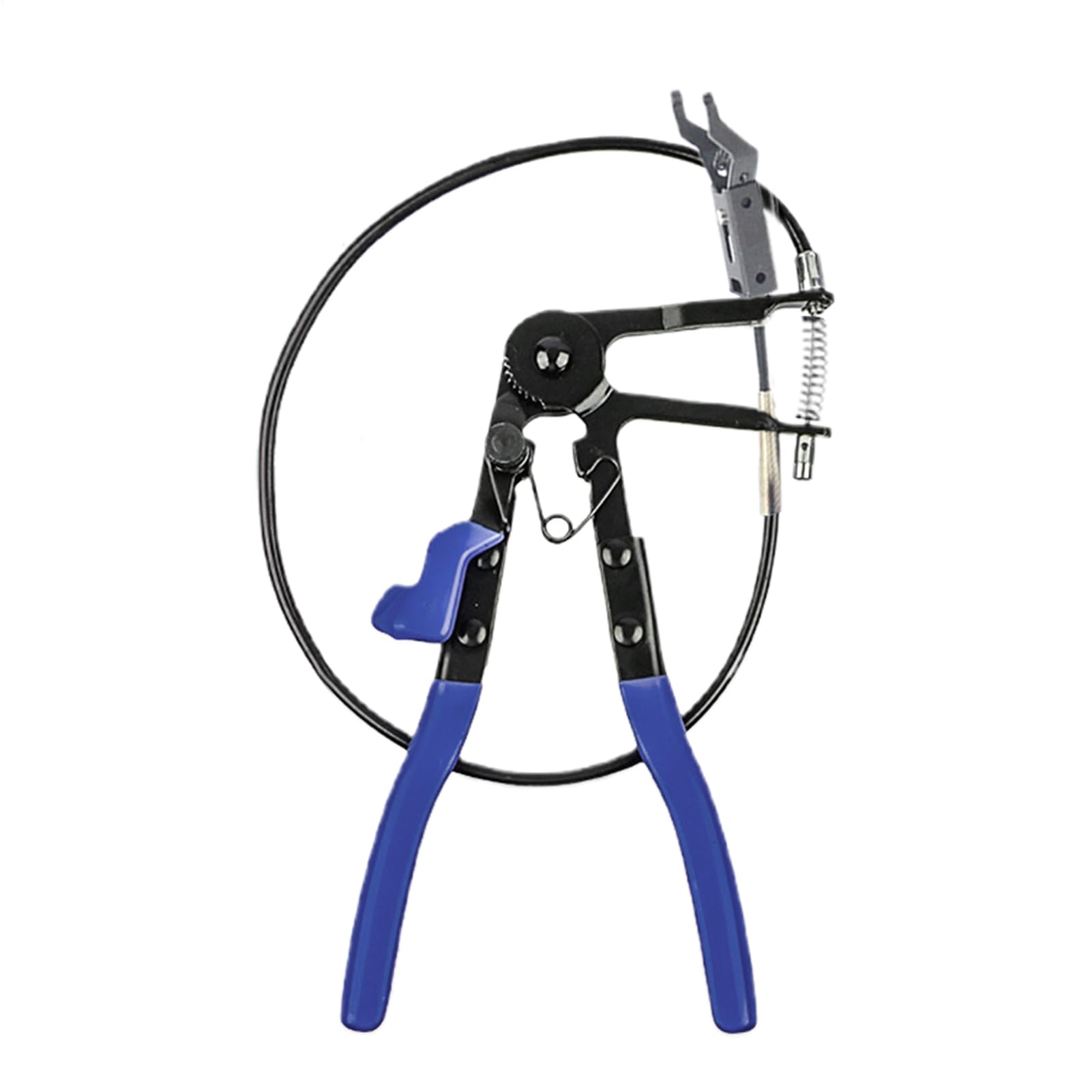 Pince à colliers de serrage avec câble flexible de 63cm et mécanisme à cliquet auto