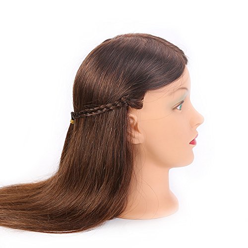 HAIREALM Testa Studio Manichini 100% Capelli Veri