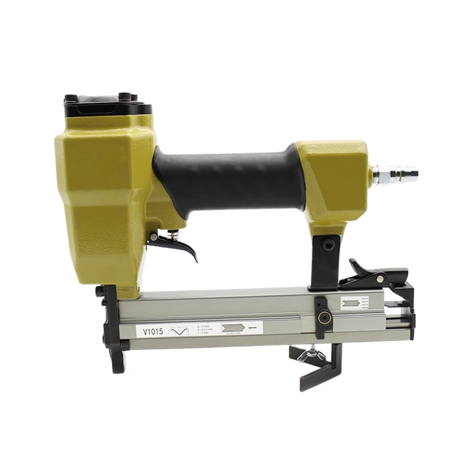 PIGENEQW Oil Free Pneumatic Stapler High R Stapler Pneumatic V-Nailer, Joining Gun, Photo Frame Assembler, Nailer V1015 V