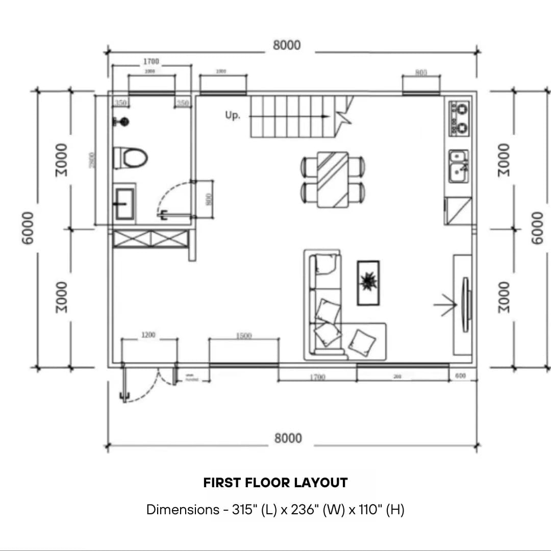 Barn Homes 2024 - Casa prefabricada plegable de dos pisos para adultos, contenedor modular de acero pequeño, color marrón (40 pies)