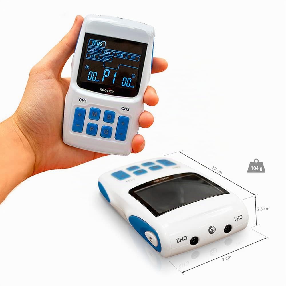 QUIRUMED - Electroestimulador 36 Programas | TENS, EMS y Masaje | Cuidado Personal Avanzado | Aparato de Terapia Muscular y Relajación