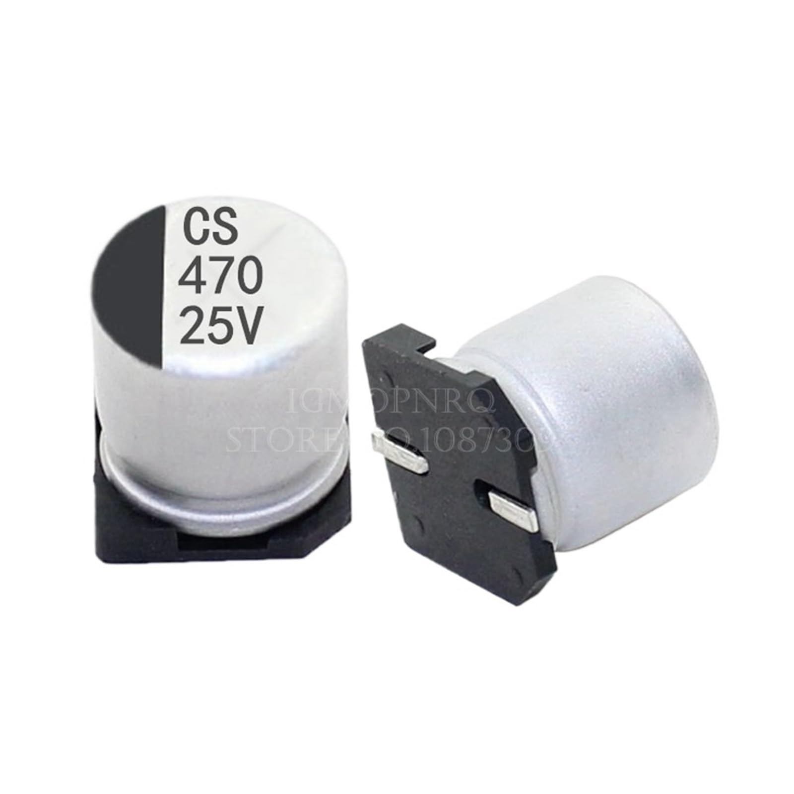 Condensateur électrolytique 25V 470uF SMD en aluminium CAALO pour circuits électroniques